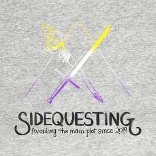 Nonbinary Sidequesting Logo T-Shirt